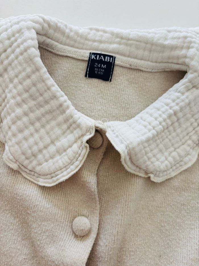 Gilet à col fille - photo numéro 2
