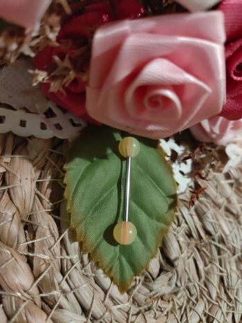 🎀Piercing langue tricolore🎀