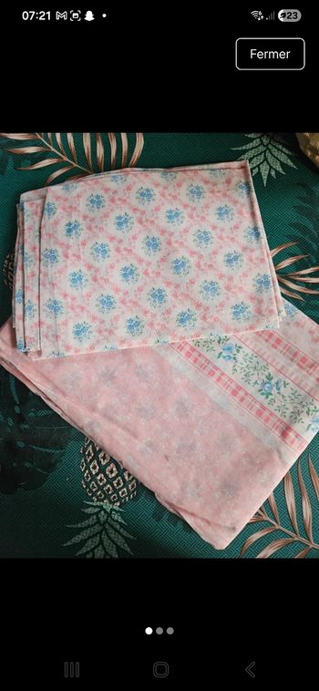 Parure de lit vintage 