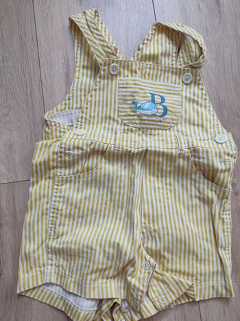 Salopette short 12 mois