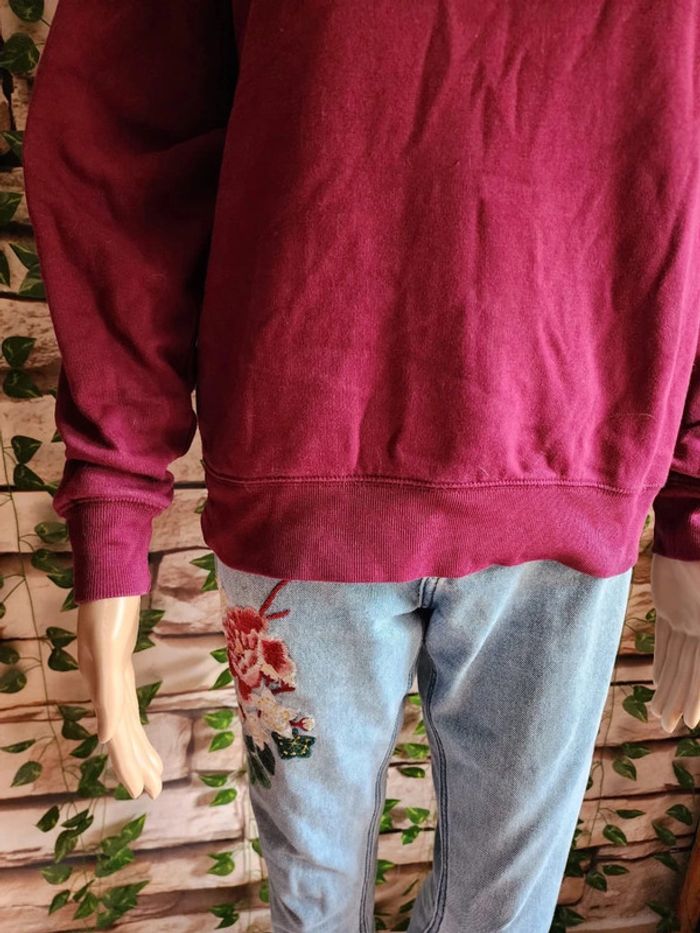 🌸Sweat Bordeau C&A Taille 34🌸 - photo numéro 3