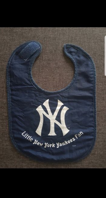 Bavoir bébé : Little New York Yankees Fan