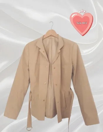 Veste femme beige 40 / L