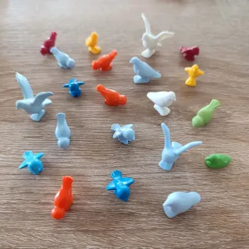 Playmobil lot oiseaux animaux