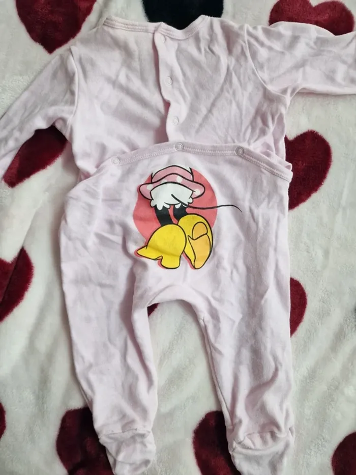 Pyjama coton 3 mois minnie - photo numéro 2