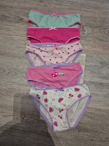 5 culottes roses