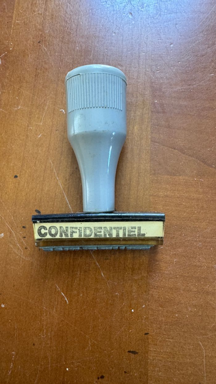 Tampon encre Reçu le Et ou Confidentiel - photo numéro 4