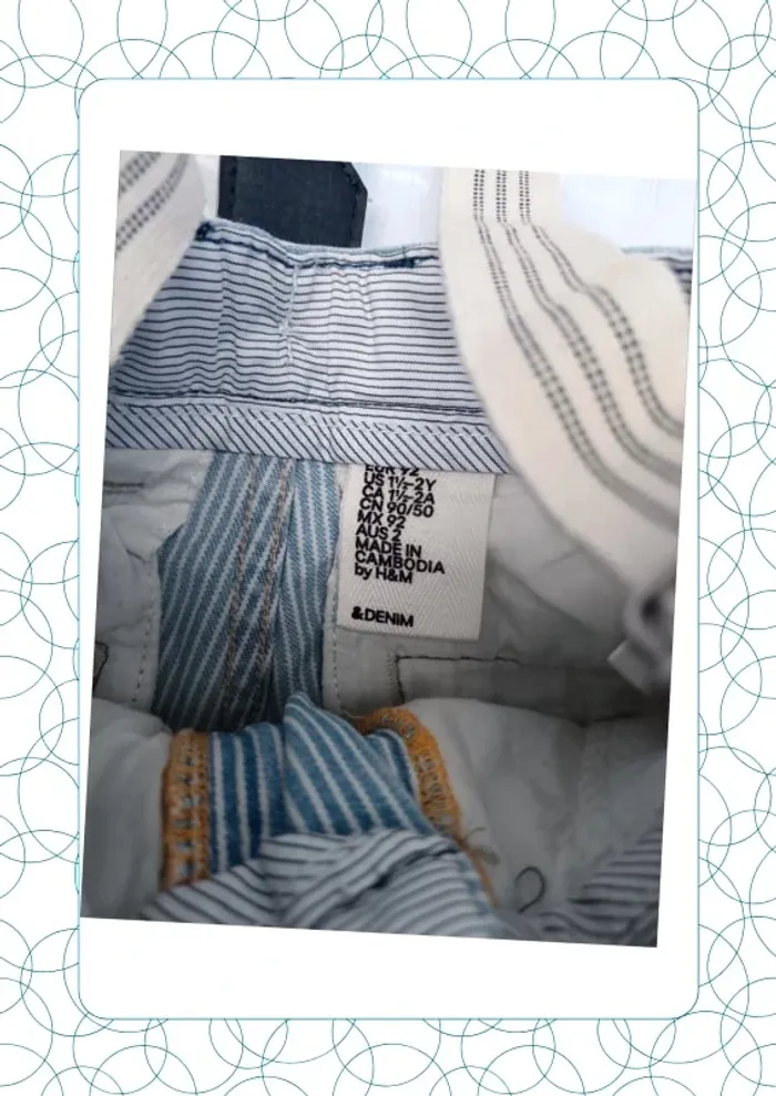 Short avec bretelles 24-36 mois H&M - photo numéro 2