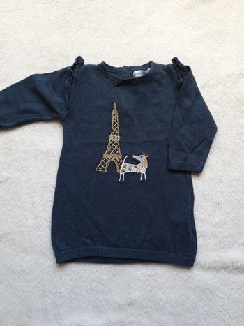Robe pull tour eiffel
