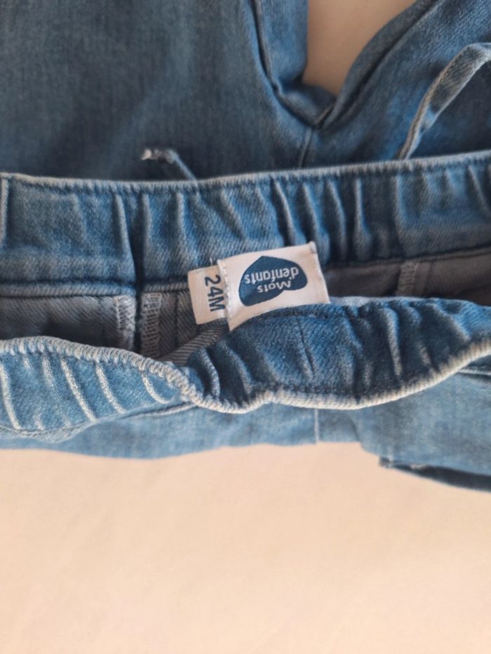 👖 Jean bébé mixte - Mots d’enfants - 24 mois - photo numéro 2