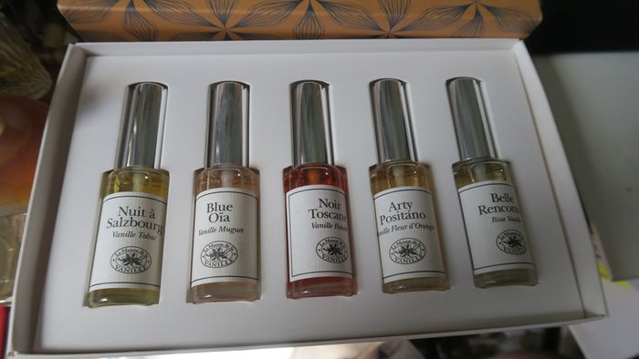 Coffret de 5 vapo de la maison de la Vanille