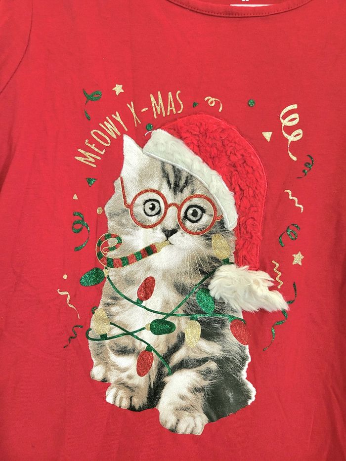 Tee-shirt manches longues noel - photo numéro 2