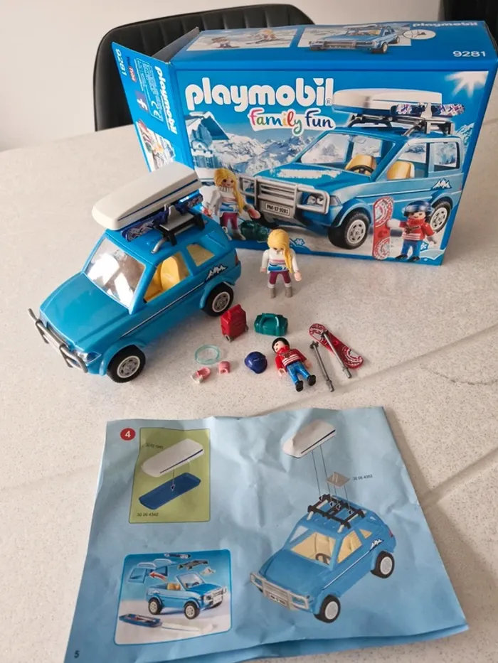 voiture 4x4 des neiges playmobil - photo numéro 3
