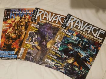 Lot de magazines ravage n 10, 20, 24