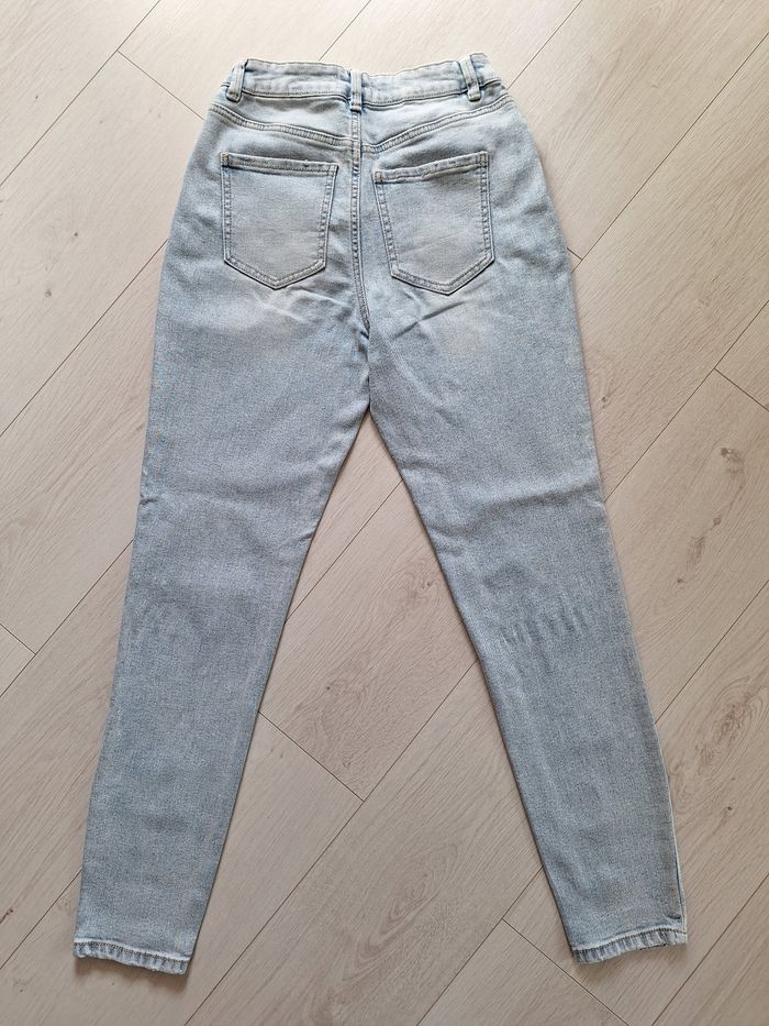 Jean taille haute bleu Pimkie - photo numéro 2