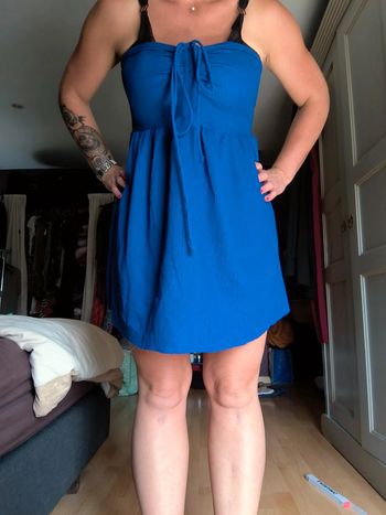 Robe bleue H&M taille M