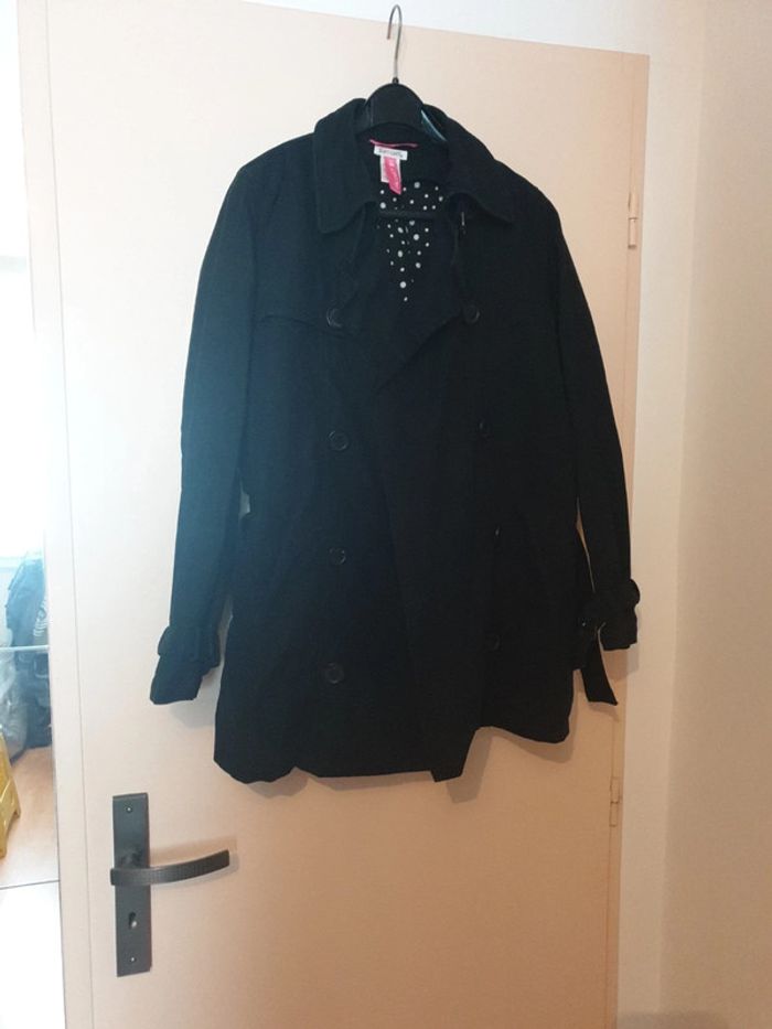 Veste noir doublé - photo numéro 2