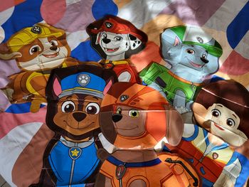 6 ballons pour helium pat patrouille