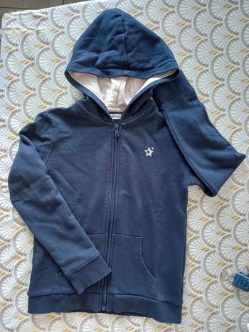 Sweat zippé 8 ans fille