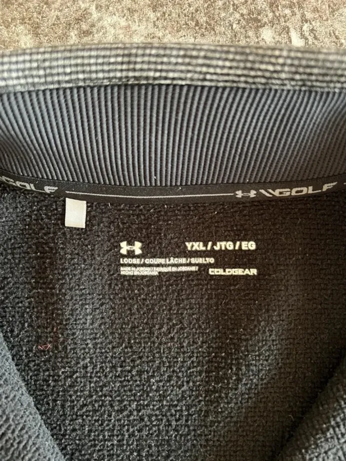 Sweat sport homme Under Armour taille M Sudadera deportiva hombre Felpa uomo Herren Half zip 1/4 zip - photo numéro 5