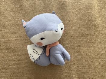 Peluche renard bleu PICCA LOULOU