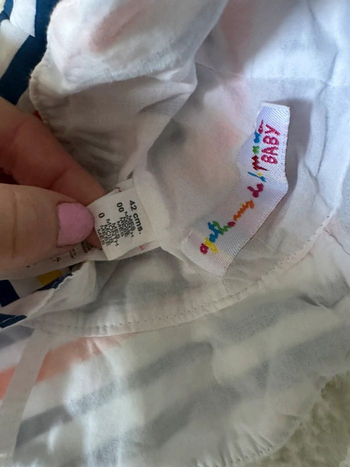 Jolie chapeau bébé fille | Taille 42 | 3 / 6 mois - photo numéro 3