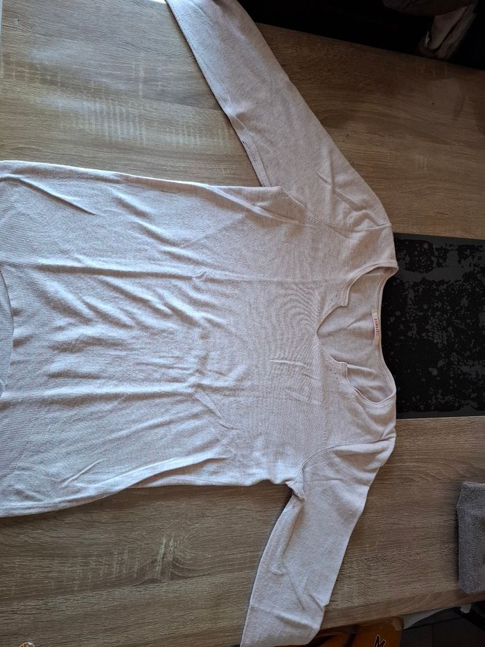 Pull fin rose clair - photo numéro 2