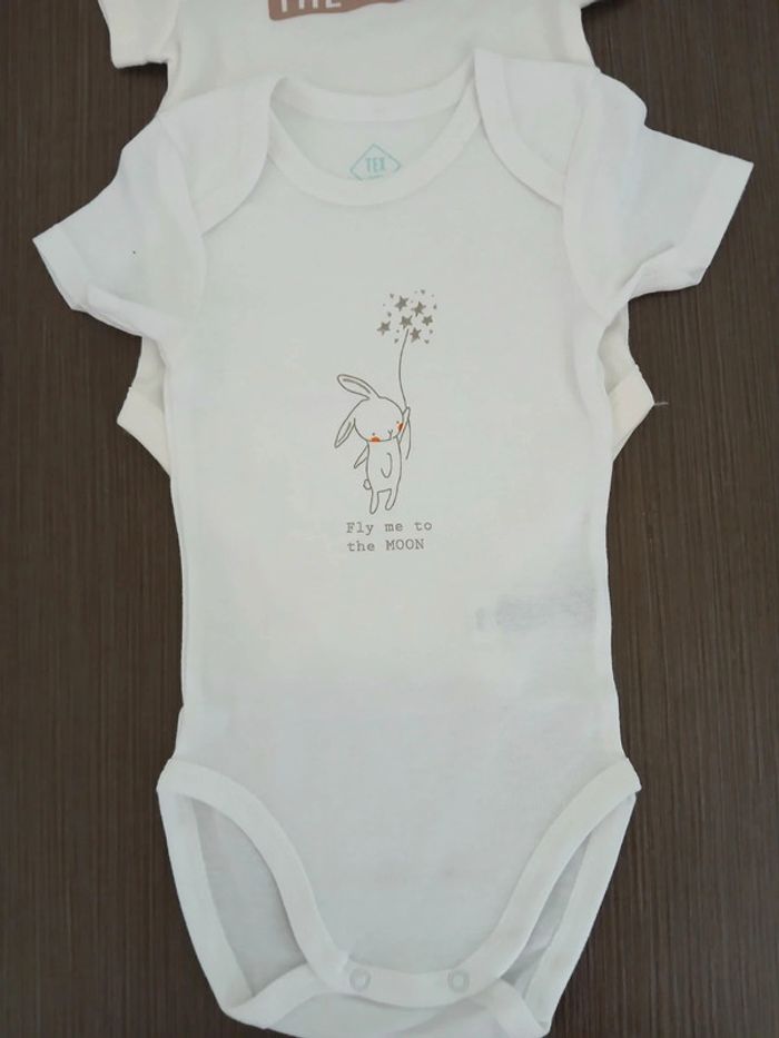 Lot de deux bodies garçon tex baby 12 mois - photo numéro 3