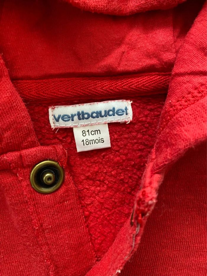 Lot 1 gilet réversible Neuf et 3 gilets zippés à capuche TBE - 18 mois - Obaïbi, Vertbaudet & autre - photo numéro 10