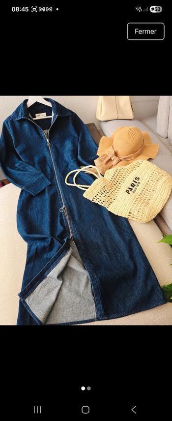 Robe en jean 