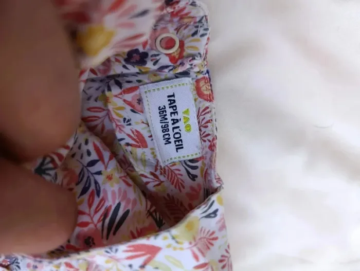 Blouse manches longues fleurie multi couleurs 3ans 98 cm Tape à l'œil - photo numéro 2