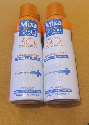 Brume Solaire 30, MIXA, lot de2
