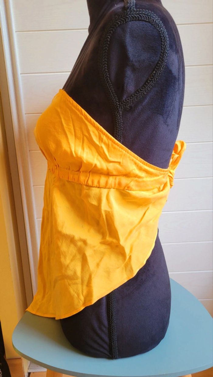 Joli haut Zara jaune - photo numéro 4