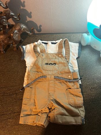 Ensemble salopette obaibi 3 mois