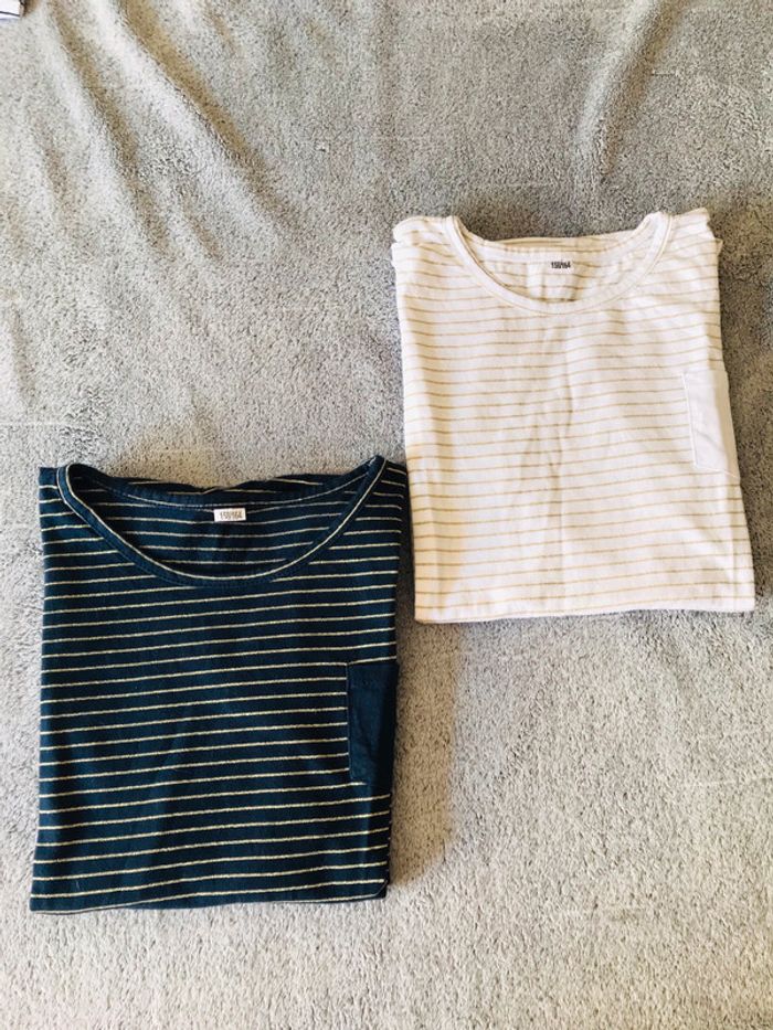 Lot 2 teeshirt MC 14 ans