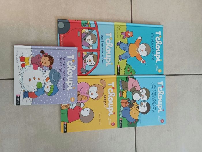 5 livres T'choupi histoires à lire et à écouter