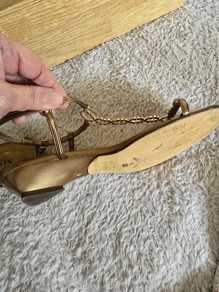 Sandales 🍒vintage 2000 San marina🍒 pointure 37 non négociable - photo numéro 6