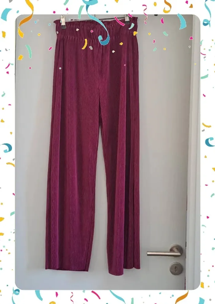 🩷 pantalon plissé marque cache cache