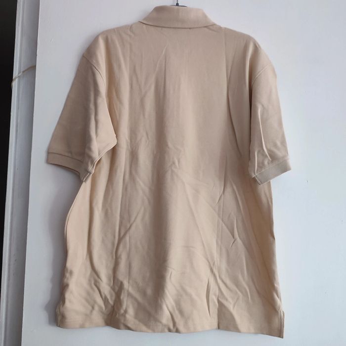 Polo beige clair 100% coton pour homme taille S, Compagnie Alpine - photo numéro 4