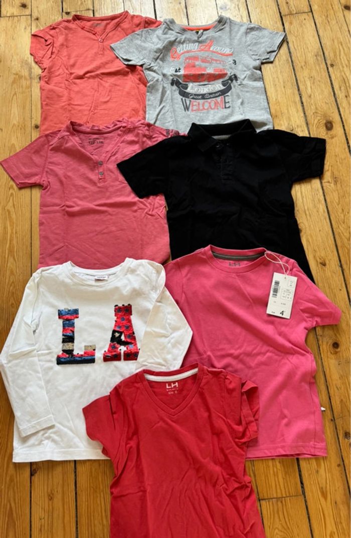 Lot tee-shirts 8 ans