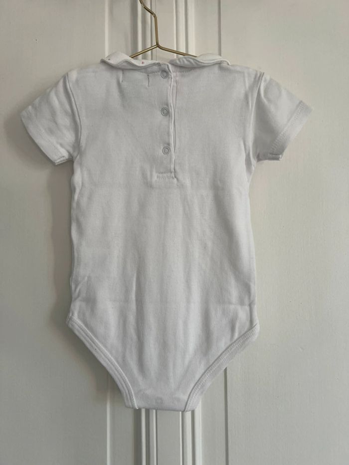 Body blanc Cyrillus 9 mois - photo numéro 3