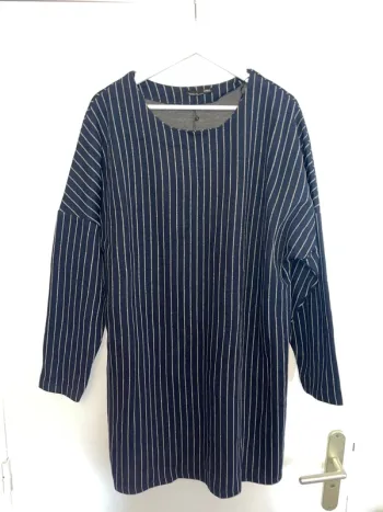 Robe rayée Zara XL