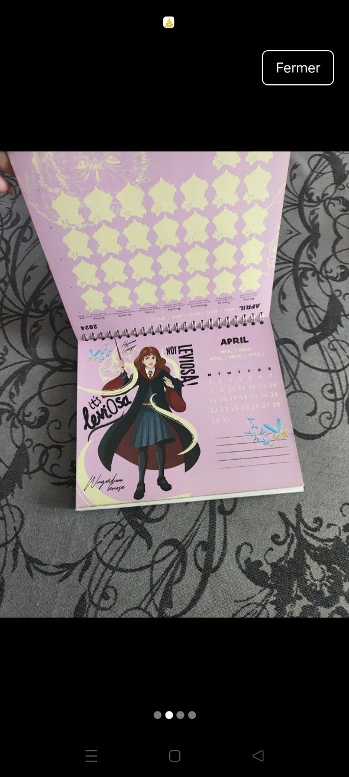 Calendrier 2024 Harry Potter - photo numéro 2