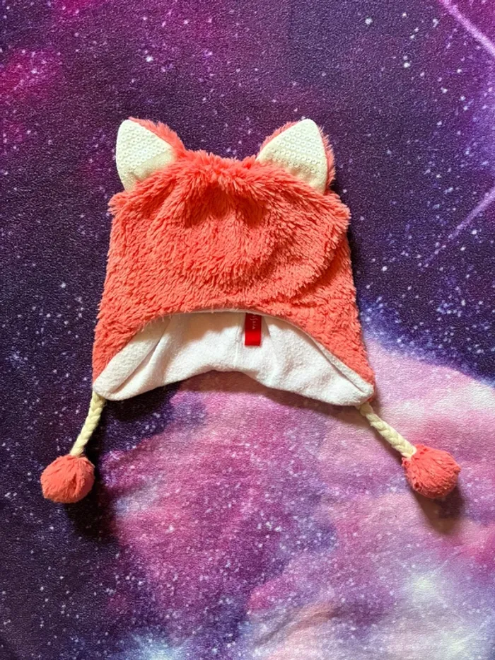Bonnet chaud oreilles de chat sequins irisés, 18-24 mois, Tissaia. - photo numéro 2