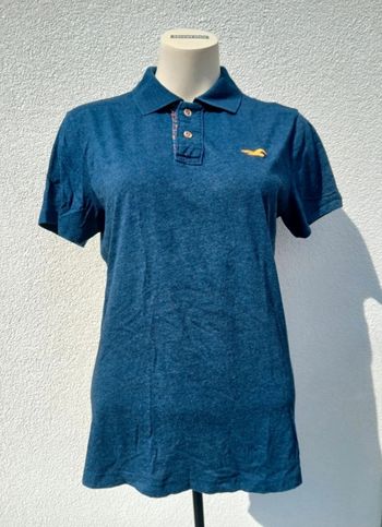 Polo bleu Hollister