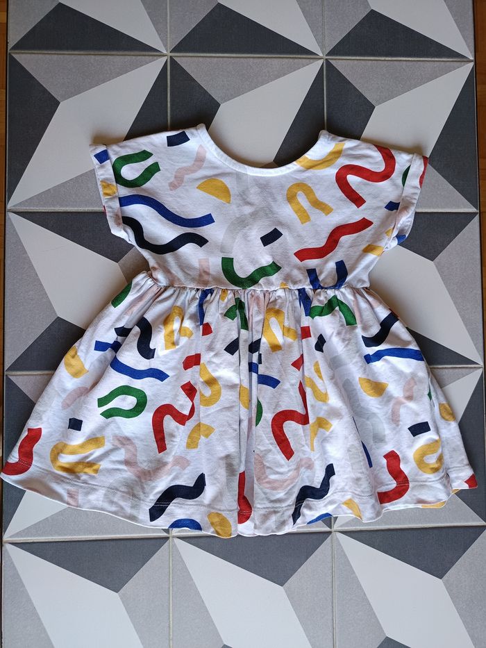 Robe imprimée manches courtes coton Petit Bateau 4 ans