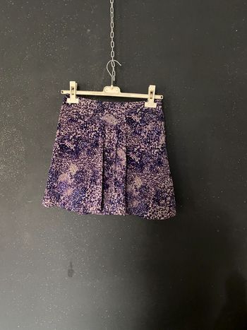 Jupe courte en voile doublée 40 cms hauteur