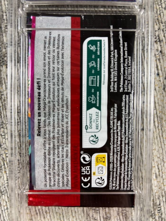 Booster Pokemon ME2.5 Héros Transcendants Gradé Collect Aura 9 - photo numéro 5