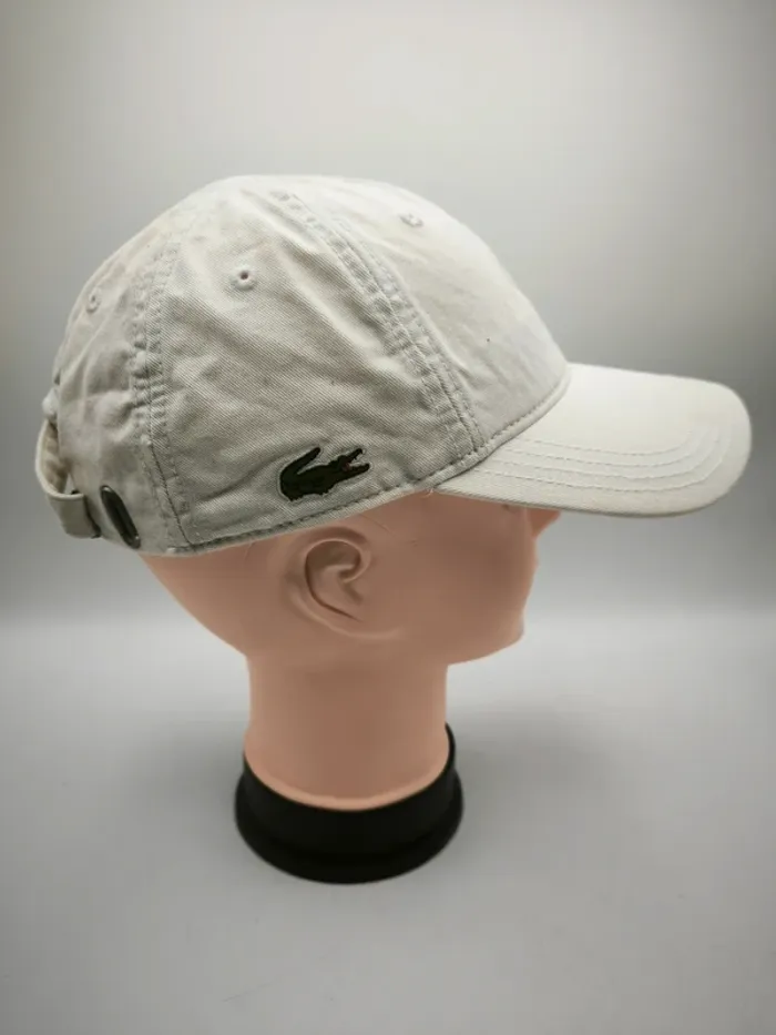 Casquette Lacoste vintage coton Taille unique