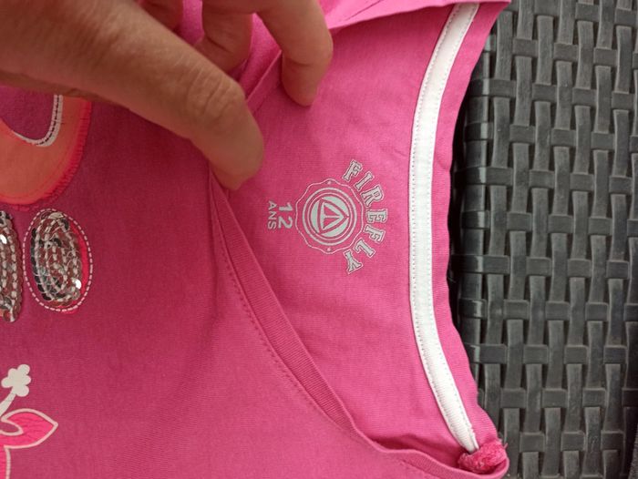 Tee shirt fille 12ans firefly - photo numéro 2